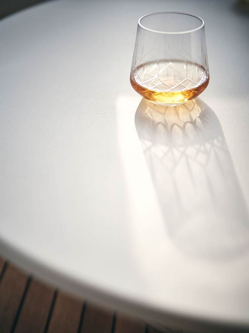 Part of a series of detail images to convey the quality of the boat. Shot on location in Palma.