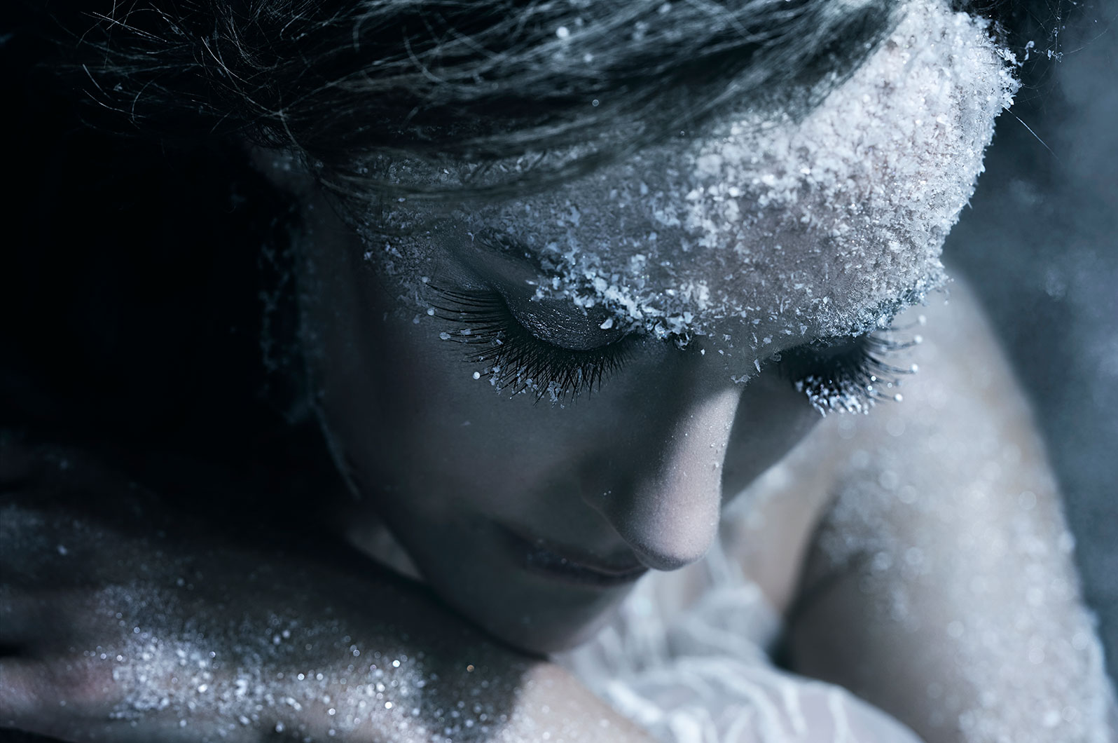 Studio set shot of a range of beds for Harrods.