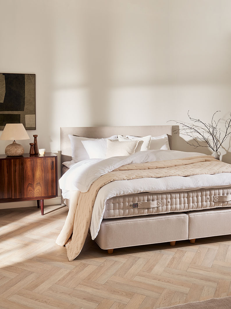 Studio room set designed to show a large shoal of fish within a room setting utilizing colour and shape within the composition.