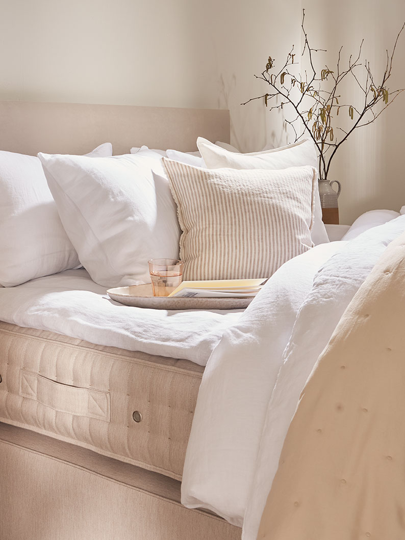 Studio room set designed to show a large shoal of fish within a room setting utilizing colour and shape within the composition.